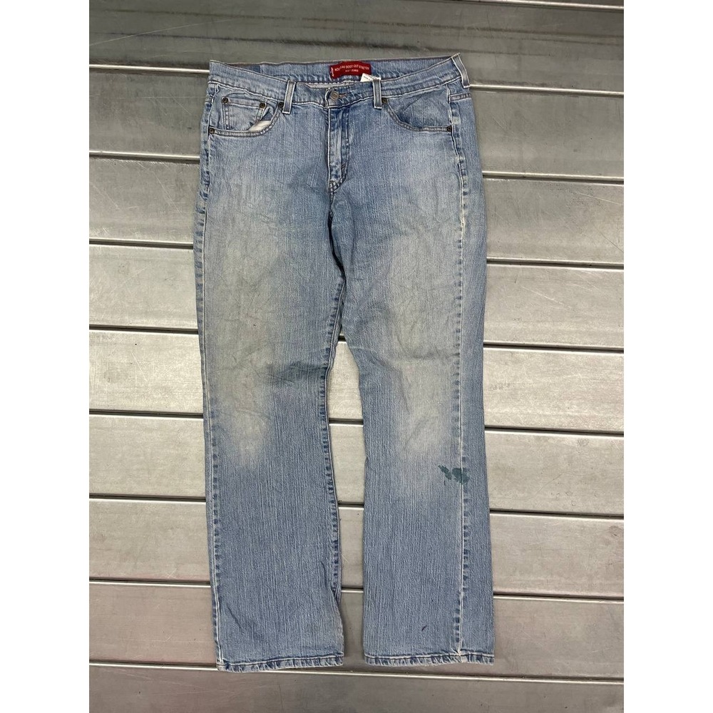 Vintage Levis 515 Nouveau Bootcut Jeans‎ Womens 14 34x32 Blue Light Wash Denim
